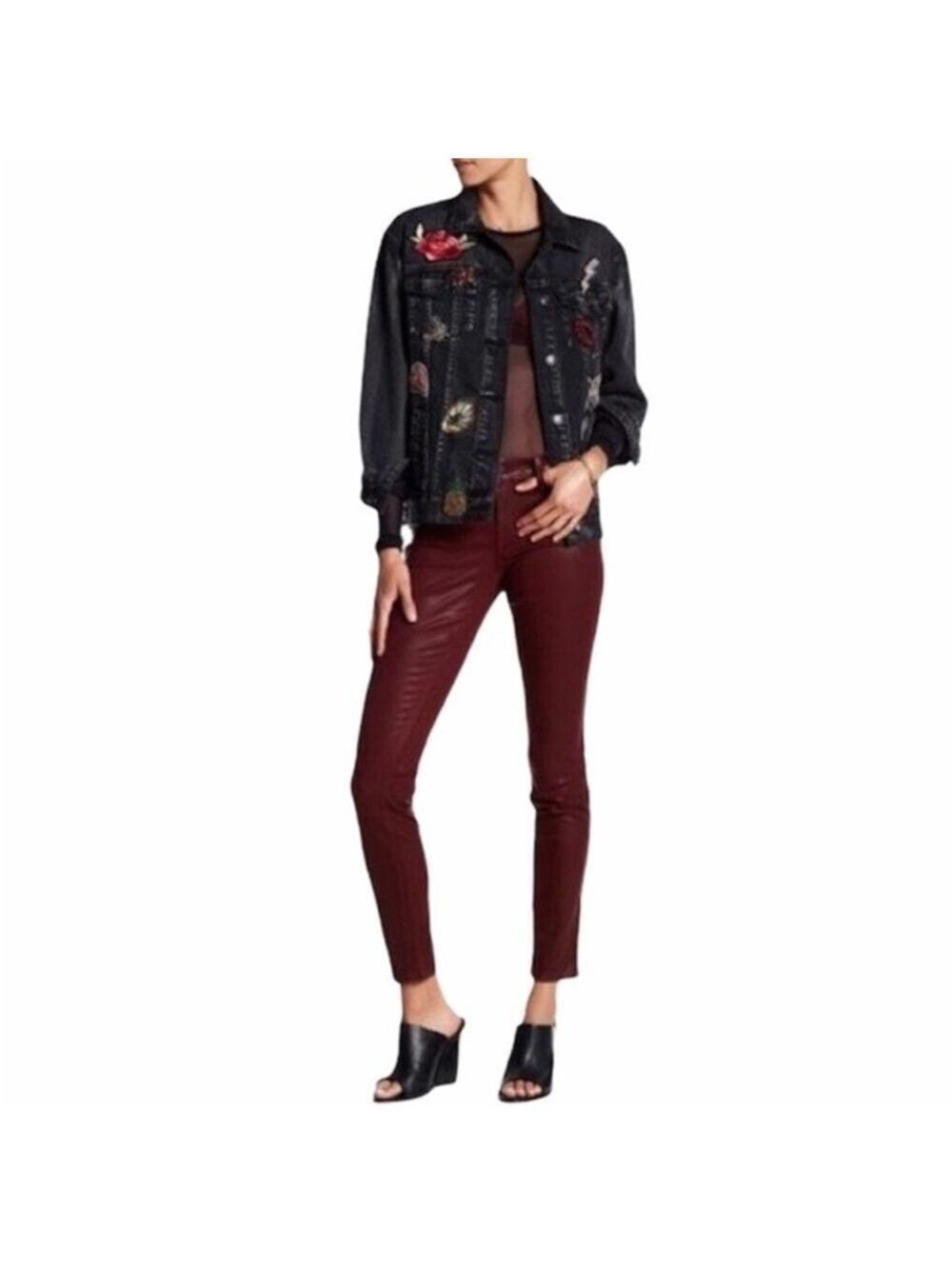 LEVEL 99 {Anthropologie} Coated Denim